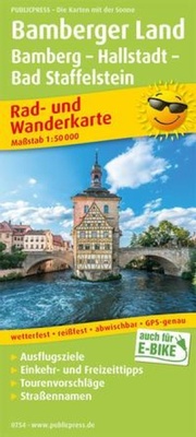 Abbildung von: Bamberger Land, Bamberg - Hallstadtt - Bad Staffelstein - Freytag-Berndt und ARTARIA