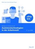 Cover: Assistenztechnologien in der Arbeitswelt - Pabst Science Publishers