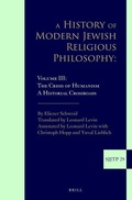 Cover: A History of Modern Jewish Religious Philosophy - Brill