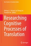 Cover: Researching Cognitive Processes of Translation - Springer