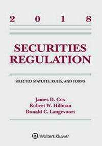 Enlarge image Cover: Securities Regulation - Wolters Kluwer Law & Business