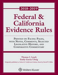 Abbildung von: Federal & California Evidence Rules - Aspen Publishers