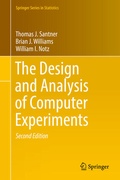 Cover: The Design and Analysis of Computer Experiments - Springer