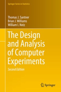 Enlarge image Cover: The Design and Analysis of Computer Experiments - Springer