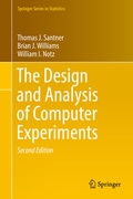 Cover: The Design and Analysis of Computer Experiments - Springer