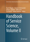 Cover: Handbook of Service Science, Volume II - Springer