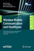 Cover: Wireless Mobile Communication and Healthcare - Springer