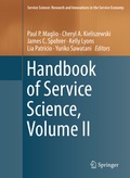 Cover: Handbook of Service Science, Volume II - Springer