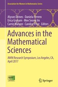 Cover: Advances in the Mathematical Sciences - Springer