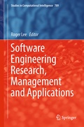 Cover: Software Engineering Research, Management and Applications - Springer