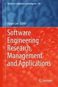 Enlarge image Cover: Software Engineering Research, Management and Applications - Springer