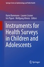 Cover: Instruments for Health Surveys in Children and Adolescents - Springer