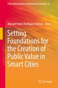 Cover: Setting Foundations for the Creation of Public Value in Smart Cities - Springer