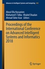 Cover: Proceedings of the International Conference on Advanced Intelligent Systems and Informatics 2018 - Springer