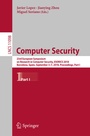 Cover: Computer Security - Springer