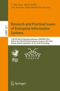 Cover: Research and Practical Issues of Enterprise Information Systems - Springer