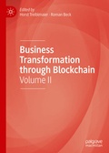 Cover: Business Transformation through Blockchain - Palgrave Macmillan