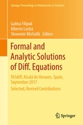 Cover: Formal and Analytic Solutions of Diff. Equations - Springer