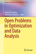 Cover: Open Problems in Optimization and Data Analysis - Springer