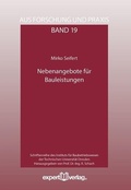 Cover: Nebenangebote f&uuml;r Bauleistungen - expert verlag ein Imprint von Narr Francke Attempto Verlag