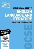 Cover: Grade 9-1 GCSE English Language and English Literature WJEC Eduqas Practice Test Papers - Letts Educational