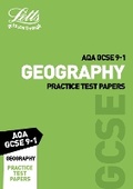 Cover: Grade 9-1 GCSE Geography AQA Practice Test Papers - Letts Educational