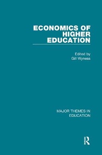 Enlarge image Cover: The Economics of Higher Education - Routledge