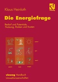 Cover: Die Energiefrage - Vieweg+Teubner Verlag