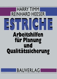 Enlarge image Cover: Estriche - Vieweg+Teubner Verlag