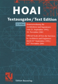 Abbildung von: HOAI Textausgabe / Text Edition - Vieweg+Teubner Verlag