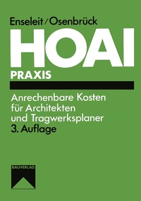 Abbildung von: HOAI: Anrechenbare Kosten für Architekten und Tragwerksplaner - Vieweg+Teubner Verlag
