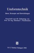 Cover: Umformtechnik - Vieweg+Teubner Verlag
