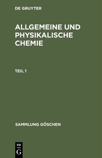 Abbildung von: Allgemeine und physikalische Chemie. Teil 1 - De Gruyter