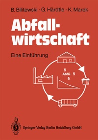 Enlarge image Cover: Abfallwirtschaft - Springer