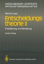 Cover: Entscheidungstheorie II - Springer