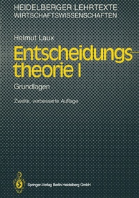 Enlarge image Cover: Entscheidungstheorie I - Springer