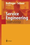 Cover: Service Engineering - Springer