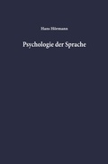 Cover: Psychologie der Sprache - Springer