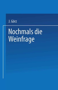 Abbildung von: Nochmals die Weinfrage - Springer