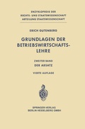 Cover: Grundlagen der Betriebswirtschaftslehre - Springer