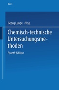 Cover: Chemisch-technische Untersuchungsmethoden - Springer