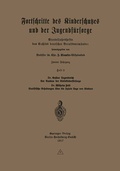 Abbildung von: Der Ausbau der Kleinkinderfürsorge. Statistische Erhebungen über die soziale Lage von Kindern - Springer