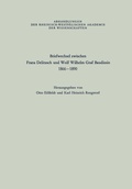 Cover: Briefwechsel zwischen Franz Delitzsch und Wolf Wilhelm Graf Baudissin - VS Verlag f&uuml;r Sozialwissenschaften