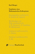 Cover: Karl Menger, Ergebnisse eines Mathematischen Kolloquiums - Springer