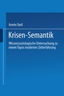 Cover: Krisensemantik - VS Verlag für Sozialwissenschaften