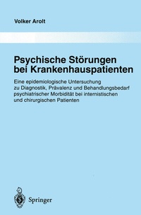 Abbildung von: Psychische Störungen bei Krankenhauspatienten - Springer