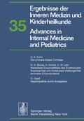 Cover: Ergebnisse der Inneren Medizin und Kinderheilkunde / Advances in Internal Medicine and Pediatrics - Springer