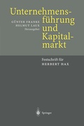 Cover: Unternehmensf&uuml;hrung und Kapitalmarkt - Springer