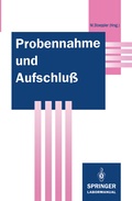 Cover: Probennahme und Aufschlu&szlig; - Springer