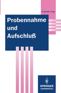 Abbildung von: Probennahme und Aufschluß - Springer
